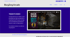 Desktop Screenshot of burgzergarcade.net